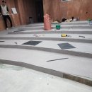 신창초등학교 | 제주시 한림 신창초등학교 강당 바닥공사｜데코타일 DC6621 &amp; 단풍나무 원목 후로링(특수 탄성마루...