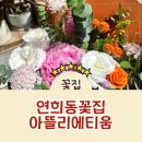 연희동꽃집 아뜰리에티움 다양한 꽃과 식물화분이 가득한 곳