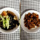 도토리묵밥& 오이장아찌 이미지