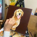 아크릴화 그리기 | [수업후기] 아크릴화 정규반 _ 반려견 그리기_ 반려견 그림 선물_동물화 _스케치부터 털 표현까지 마스터