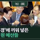 '전쟁 추경' 에 끼워 넣은 정권 민원 예산들 이미지