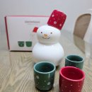 주병이 | 모던하우스에서 구입한 L 눈사람주병 + 모자 잔 4개세트 사용 후기.