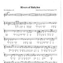 Boney M / Rivers of Babylon 악보 이미지