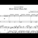 Piano Worship . '주 하나님 지으신 모든 세계' 악보(Score). HYMN | Acoustic Ballad 이미지