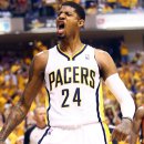 [IND/LAC] Pacers와 Clippers에서 자신의 등번호가 영구결번되기를 원하는 폴 조지 이미지