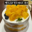 빵드오늘 - 중구 하늘중앙로195번길 14 | 영종도 빵집 빵드오늘 (2호점) 망고케이크 후기