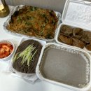 한가네수제메밀묵 | [은평/응암역맛집]메밀촌 : 서리태메밀콩국수 메밀부침 수제메밀묵 만두 배달 후기