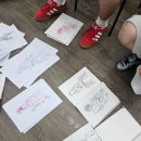 창의 팡팡 입체미술 | 구리 별내 중학생 미술학원 다같이 예비반의 서경대 패션창의일러스트 대회 준비 과정