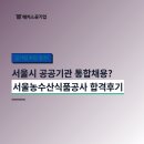 공공용 17 | 서울시 공공기관 통합채용 대비 농수산식품공사 취업 후기, 준비방법 공유