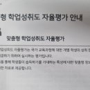 "맞춤형 학업성취도 자율평가" 친 학교 있나요? 초6입니다~~ 이미지