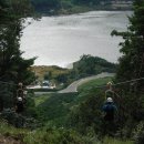 보현산댐 짚와이어 이미지