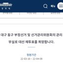 [국민청원] 대구 동구 부정선거 및 선거관리위원회의 관리 부실로 대선 재투표 이미지