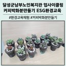 춘천남부노인복지관 | 대구 달성군남부노인복지관 업사이클링 출강 커피박 화분 만들기 ESG 환경교육 후기