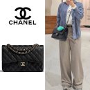 N클레식 | CHANEL 샤넬 클래식 라지 n년차 찐 사용 후기 (착샷, 사용감 등)