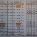 최근 거제-부산간 직행버스 시간표( 거가대교 경유) 이미지