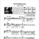 Guns N&#39; Roses / November Rain 악보 이미지