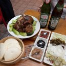 용산-412 | 용산술집 산씽 대만음식 맛집 족발 SET 마장면 공심채 크림새우 후기