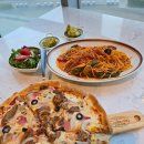청주 롯데아울렛 맛집 2층 푸드코트 캐서롤앤모어 피자,파스타 주차정보 후기