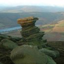 Derwent Edge in Peak District National Park of England 이미지