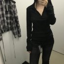 속리뜰 | 보헴서 랩 언발란스 체크 셔츠, 쉬어 카라 롱 슬리브 후기