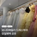 보니타베일리 드레스투어 후기 당일혜택 공유(계약X)