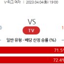 4월4일 여자배구 자료정보 이미지