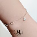 Fine Studio | I&#39;m Fine Silver💎오마이골드 울산점[러블리한 하트 목걸이&amp;팔찌 세트💐]
