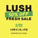 러쉬(LUSH) | [내돈내산] 러쉬(LUSH) FRESH SALE 2탄 - 제품 후기(그래스,대디오,와사비샨쿠이,오로마워터,티트리)