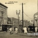 한국 최초 101장면 한국 최초 가로등 종로 네거리에 밝혀진 세 개의 가로등 이미지