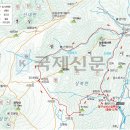 배내골 철구소-주암계곡 산행지도 이미지