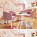 화이트데코 캐롤린 카페 윙체어 의자 소파 인테리어가구 프로방스 소품샵 예쁜집꾸미기 이미지