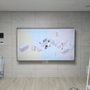 85 | 양산무타공벽걸이TV설치 평산한신더휴 85인치 시공 후기