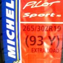 미쉐린 Pilot SPORT Ps2 19인치 타이어 2짝 팝니다..(신품) 이미지