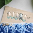 퍼플민트남양주 | [공지] 다산역네일샵 네일두속눈썹 🌊 시원한 여름감성 7월 이달의아트 [가격공지,디자인도용금지]