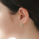 다나침 | 아이브 안유진 귀걸이 다나버튼 모던 미니 체인 링귀걸이