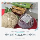 라이블리 스무디 십자화과 채소의 힘! 핑크스무디 레시피 과일 첨가 여부?!