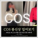 COS 판교 코스 봄신상 입어보기, 하이넥 블레이저 트렌치코트 울판초 패딩 아폴로 비디오샵