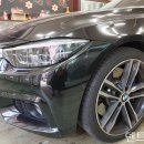 일산 차량 문콕 시공점 - 백석동 BMW430i 찍힌 찌그러진 뒤휀다 덴트 복원 수리 이미지