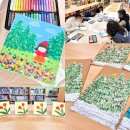 힐링취미 오일파스텔 드로잉 | 부산 미술 학부모 연수 | 기장 신진초등학교 학부모 독서동아리 오일파스텔 동화 삽화 그리기 수업