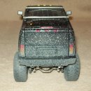 HUMMER H2 BLACK SUV DIRTY EXTREME BOGGIN' 1/24 SO REAL(쏘 리얼 허머h2suv모형1/24스케일) 이미지