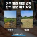 창동철정비마당 | 여주 벌초 대행 업체 산소 봉분 잡초 예초 작업 후기