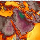 죽음의 더위 - 오늘 이란의 체감 온도는 165℉(74℃) 이었다 이미지
