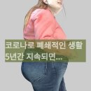 코로나로 폐쇄적인 생활 5년간 지속되면... 이미지