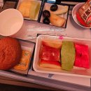 수원-0161 | 중화항공 CI 0162편 기내식 후기 - 과일식