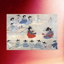 쌍금이네 | 민화 홀로서기 4 - 신윤복의 <쌍금대무>