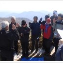 지리산 (삼신봉) 산울림 산악회 정기 산행 및 시산제 2008년2월17일 일요일 (산행요약) 이미지