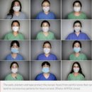 COVID-19 : 한국 간호사의 붕대가 명예의 배지가 됩니다 이미지