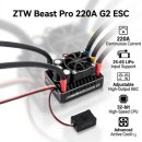 [써펀트코리아] ZTW NEW 1/8 Beast PRO G2 220A ESC (#4222033) 이미지