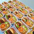 용인대태권쏭태권도장 | (잠실 도시락 케이터링) 용인대태권쏭아카데미로 간 어린이생일 햄버거도시락 배달