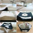 딸이 좋아하는 빈티지 핸드메이드 bag~~black watch Linen 이미지